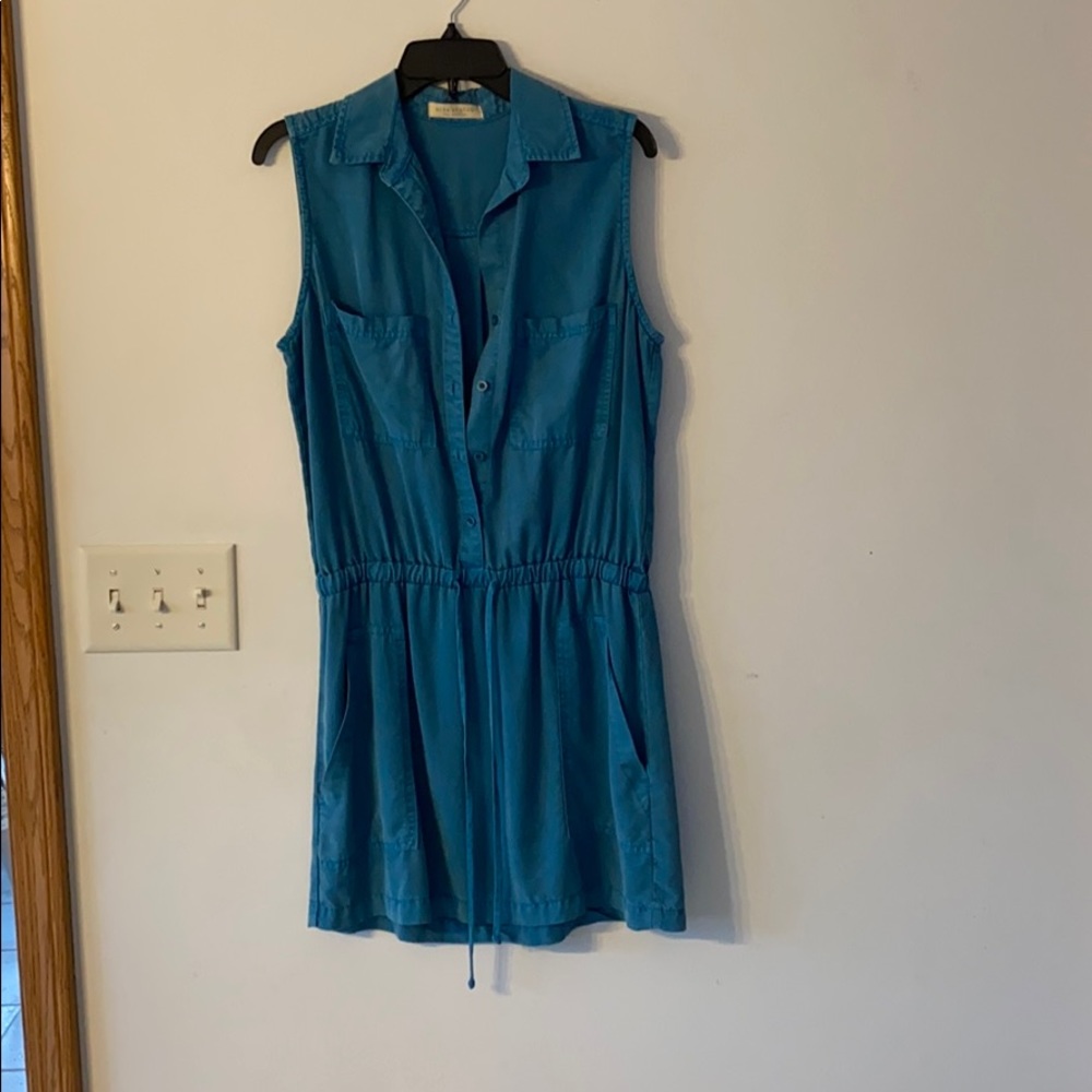 Button up tie dress